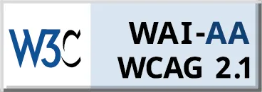 wcag 2.1 AA compliancy banner